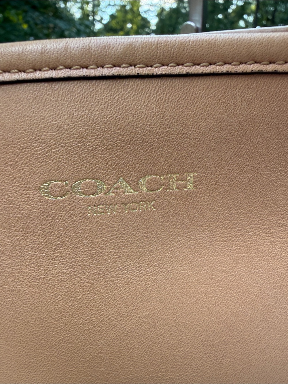 Coach Leather Tan Legacy Duffle Bag featuring an adjustable shoulder strap 2012 - Picture 10 of 17